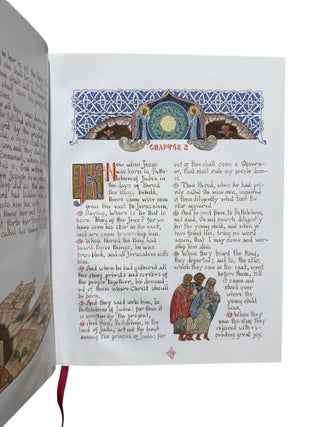 The Illuminated Gospel of St. Matthew: Calligraphy and Iconographic Illuminations in the Byzantine/Slavic Style