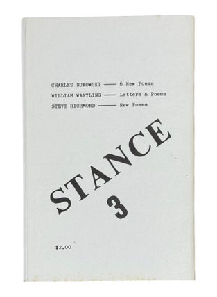 Six New Poems in Stance, Issue #3
