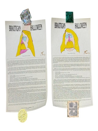 Brautigan Halloween [Geekspeak Broadside, 2 copies