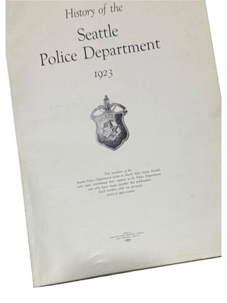 History of the Seattle Police Department 1923