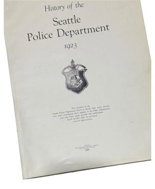 History of the Seattle Police Department 1923