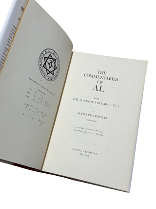The Commentaries of AL: Being the Equinox Vol V No. 1