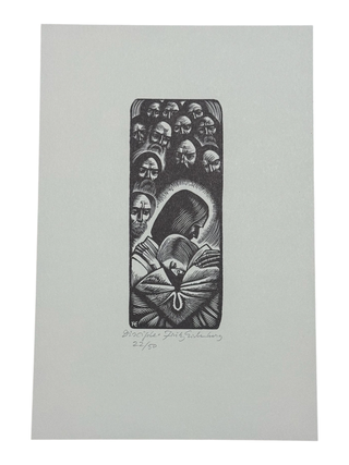 Disciple [Signed Wood Engraving
