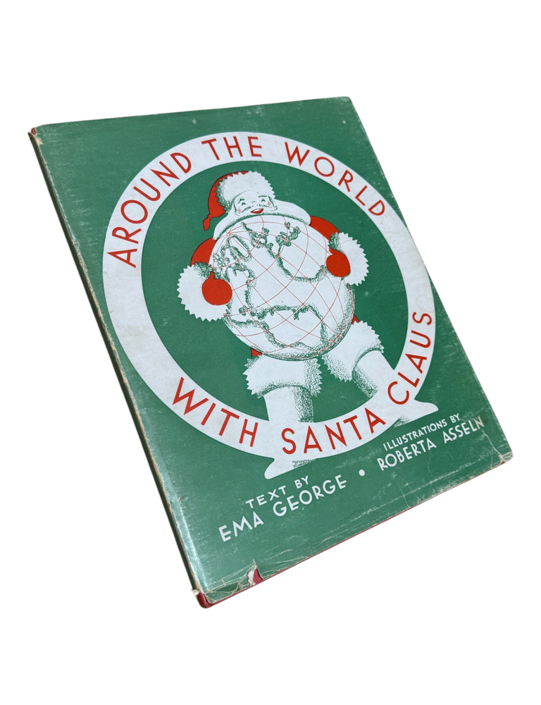 Item #10336 Around the World with Santa Claus. Ema George.
