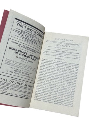 Quarterly Review of the Institute for Experimental Metaphysics Vol 1. No. 2