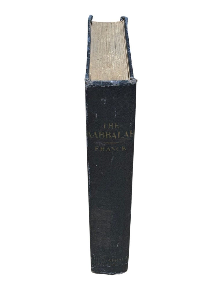 Item #10364 The Kabbalah or the Religious Philosophy of the Hebrews. Occult, Adolph Franck.