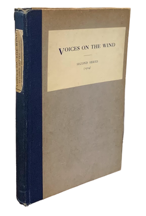Item #3101 Voices on the Wind: Second Series (1924). S. Fowler Wright, Olaf Stapledon