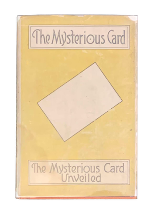 Item #3316 The Mysterious Card and The Mysterious Card Unveiled. Cleveland Moffett