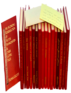 Silver Salamander Red Leather Set of 17 Volumes. Thomas Ligotti, Steve Rasnic Tem, Lannes.