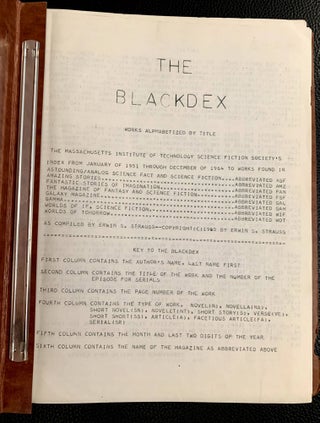 Blackdex/Bluedex [with] The Index to the S-F Magazines 1966