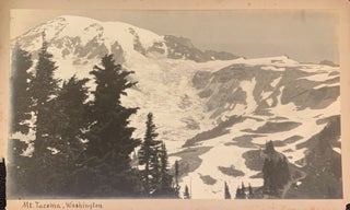 Item #4574 Large Gelatin Silver Print of Mount Rainier ca. 1925. Tacoma, Mount Rainier