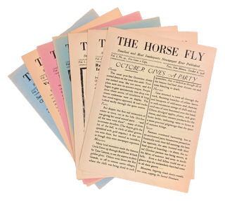 Item #4601 Seven Issues of The Horse Fly. Vol 1, No 14-18, 20, 21. Spud Johnson, Walter Willard