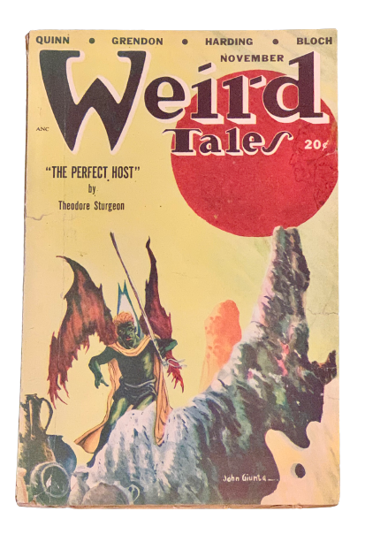 Item #4640 Weird Tales Vol. 41, No. 1, November, 1948. Robert Bloch, D. McIlwraith.