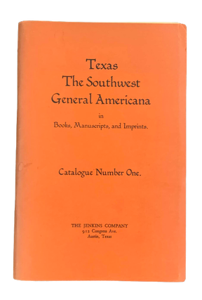Item #4686 Texas, The Southwest, General Americana in Books, Manuscripts, and Imprints. ...