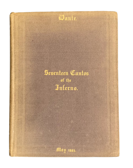 Seventeen Cantos of the Inferno. Dante Alighieri, Thomas William - Parsons.