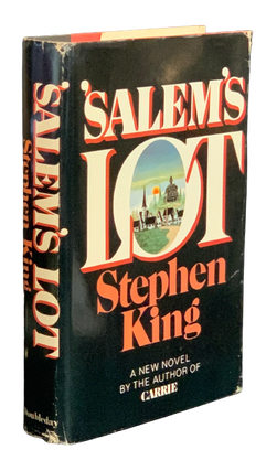 Item #4775 Salem's Lot [with] Typed Letter Signed to Robert Bloch. Stephen King, Robert Bloch
