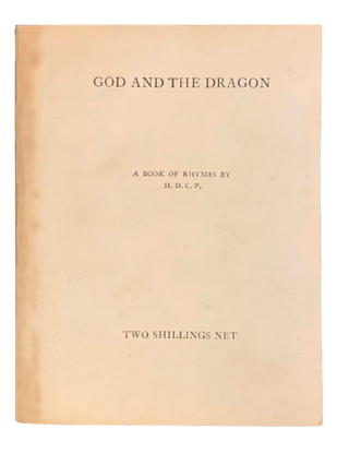 Item #4830 God and the Dragon. Hilary Douglas Clark Pepler, H D. C. P