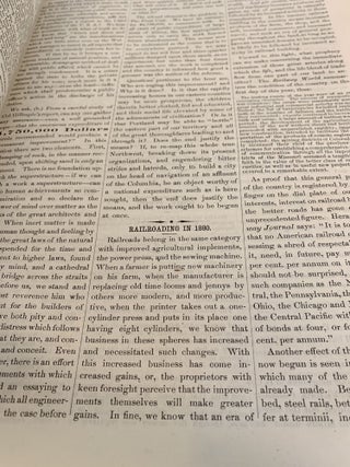 North Pacific Coast. A Semi-Monthly Journal: Devoted to Home Life, Schools, Agriculture, Horticulture, Commerce, Mines, Manufactures and other Resources of Washington Territory.