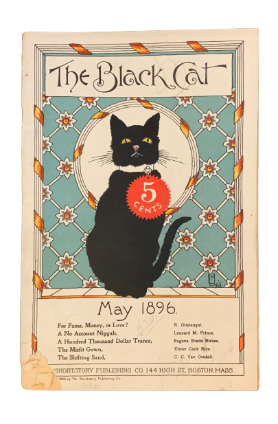 Item #4895 The Black Cat: A Monthly Magazine of Original Short Stories, No. 8, May, 1896. Herman - ed. Umbstaetter, R. Ottolengui, Eugene Shade Bisbee, Leonard M. Price.