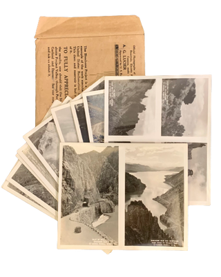 Item #4913 Official Photographs of the Shoshone Dam, Reservoir, Electric Power Plant, and Canyon....