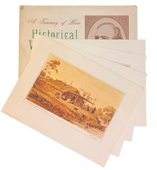 Item #4987 A Treasury of Rare Historical Watercolors from the brush of Seth Eastman, America's...