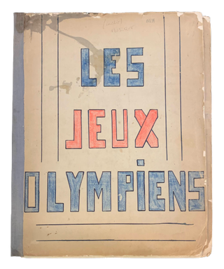 Item #5017 Les Jeux Olympiens: Comedie musicale en 7 Tableaux. Jean Valrey, Alfred Borda, pseud....