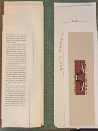 Selected Ephemera: William D. Wittliff & The Encino Press, 1964-1973