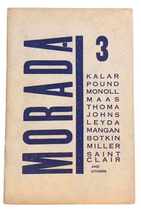 Item #5021 Morada 3. Ezra Pound, Norman - Macleod