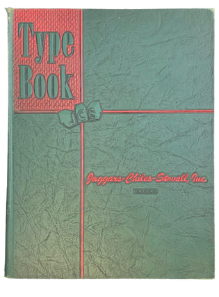 Item #5034 Type Book: Complete showing of faces and sizes of type - September 1, 1949. Inc...