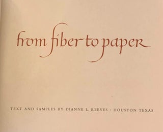 From Fiber to Paper