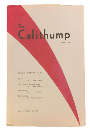 Item #5055 The Calithump Vol 1, no. 4, June 1934. Nelson Algren, Wailes - Gray, George Sessions...