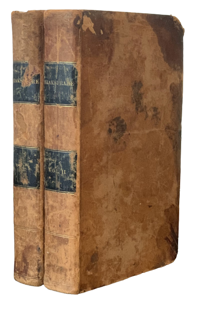 Item #5152 The Dramatic Works of William Shakspeare in Two Volumes. William Shakespeare, George Steevens.