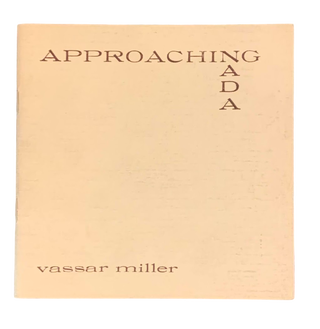 Item #5274 Approaching Nada. Vassar Miller