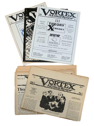 Item #5277 Vortex: A Critical Review Vol. 1 Nos 1-2, III, IV-V, and VI. Complete set of 5 issues...