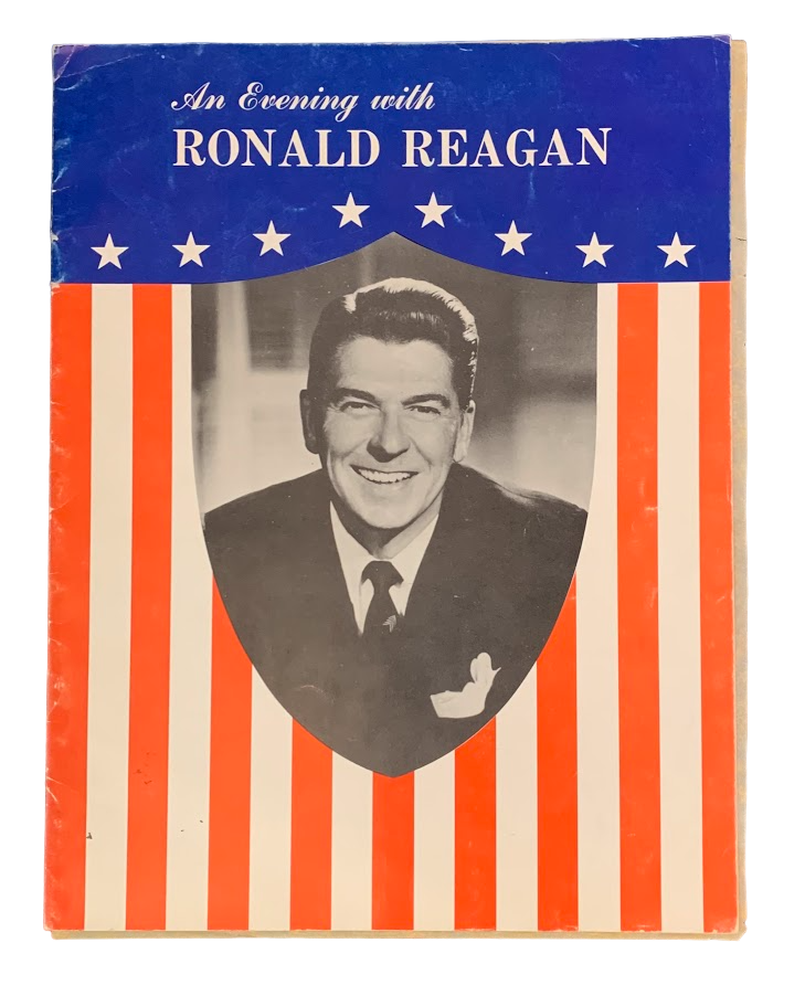 An Evening With Ronald Reagan Program and Signed Insert | Ronald Reagan