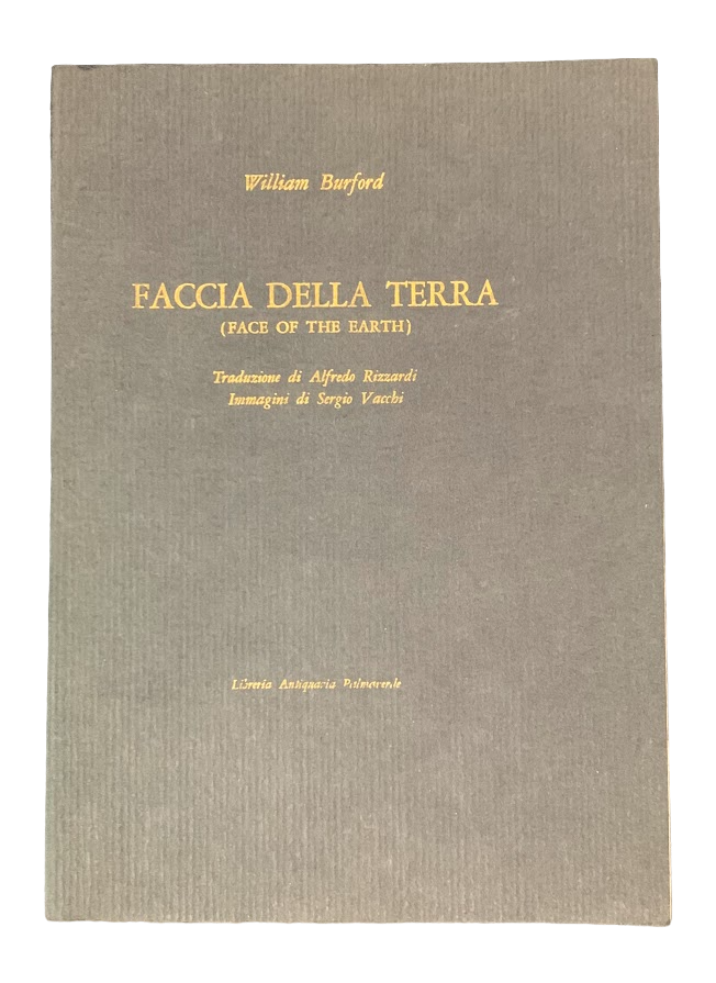 Item #5443 Faccia Della Terra (Face of the Earth). William Burford.