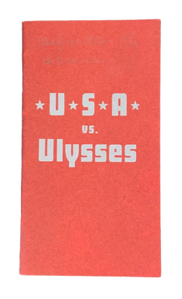 Item #5507 United States of America, libelant vs. one book called "Ulysses" Random House, Inc.,...