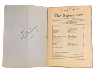 The Buccaneer: A Journal of Poetry Volume 1 Number 1, September 1924