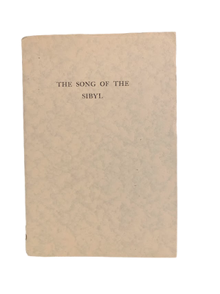 Item #5588 The Song of the Sibyl and Other Poems. Amateur Press, Charles Heywood