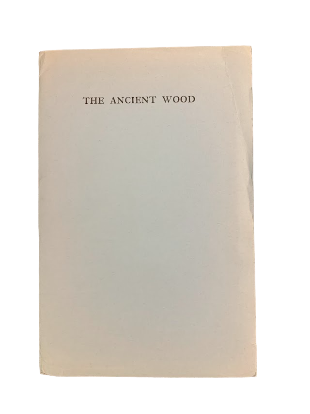 Item #5596 The Ancient Wood and Other Poems. Amateur Press, Edwin B. - comp Hill.