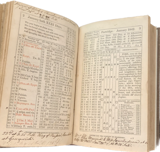 Two Sammelband Volumes of Almanacs, 19 Publications in total, 1835-1843