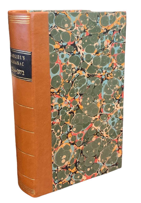 Item #5651 Sammelband of Nine Almanacs, 1864-1872. Zadkiel, Richard James Morrison.