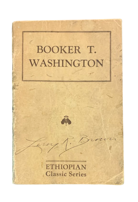 Item #5656 Booker T. Washington. Arthur Fauset, The Ethiopian Publishing Company.