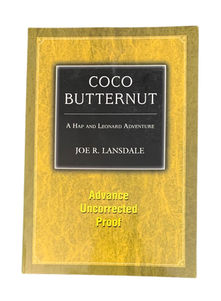 Item #5684 Coco Butternut. Joe R. Lansdale