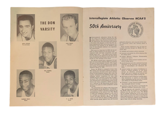 Program for St. Mary's vs University of San Francisco, Cow Palace, 1956