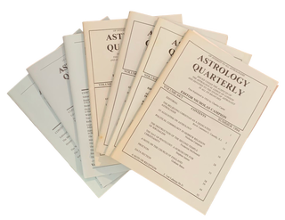 Item #5802 Astrology Quarterly Lot of 7 Issues, 1994-1998. Nicholas Campion, Gerasime - eds Patilas