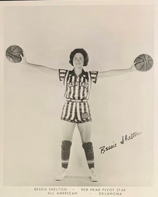 Item #5803 Signed 8x10" photograph. All-American Red Heads, Bessie Shelton, Basketball