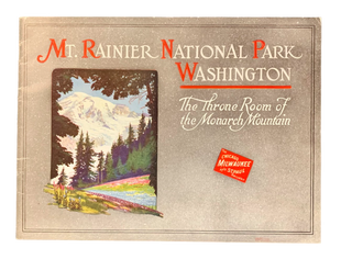 Item #5814 Mt. Rainier National Park, Washington: The Throne Room of the Monarch Mountain....