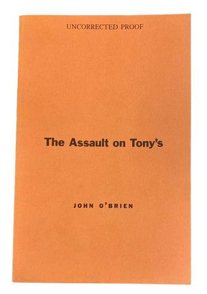 Item #5860 The Assault on Tony's. John O'brien