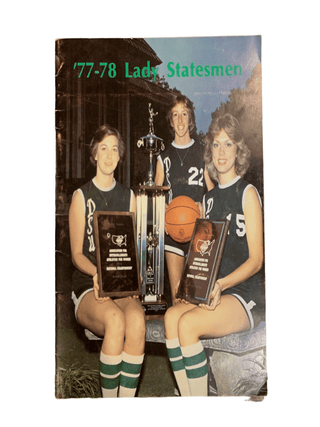 Basketball [with] 1977-78 Delta State Program and Bumper Sticker